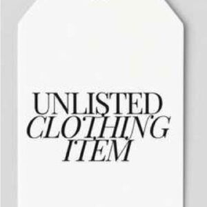 Unlisted Clothing Item live shows